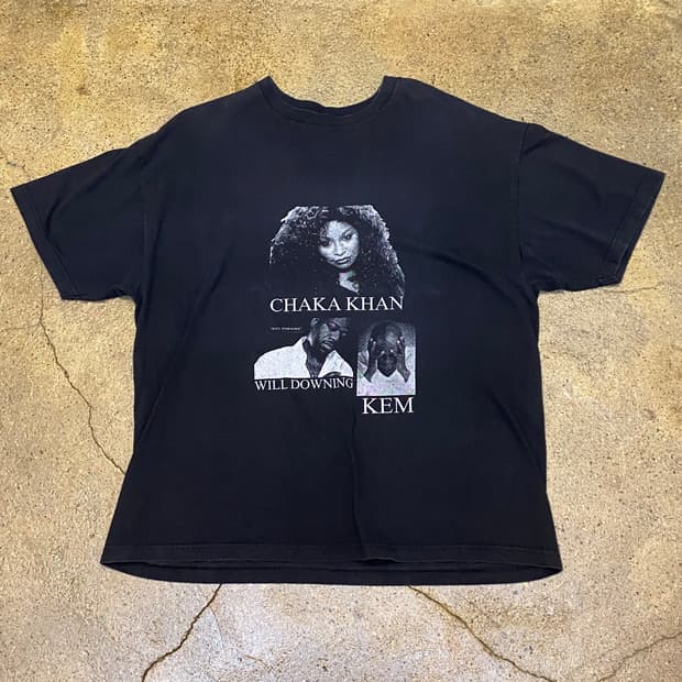 미국 빈티지 샤카 칸 CHAKA KHAN 반팔티 락티셔츠