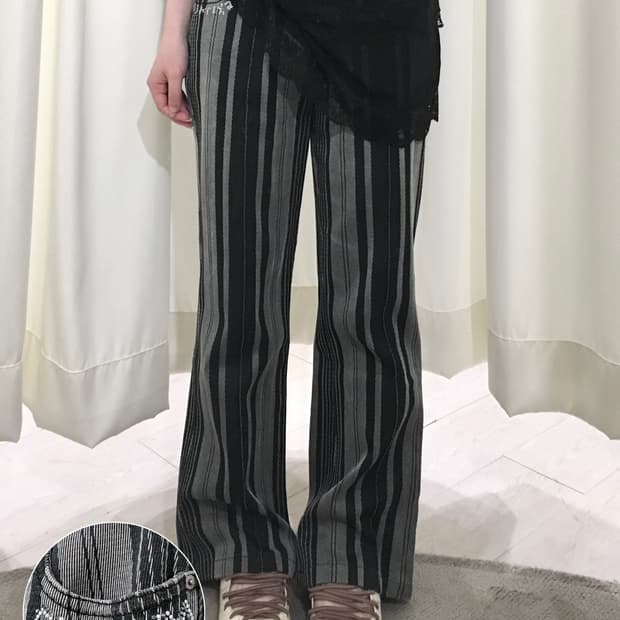 stripe y2k pants
