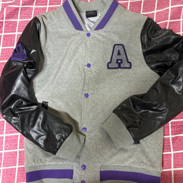 아디다스 겨울 플리스 야구 잠바 자켓 100