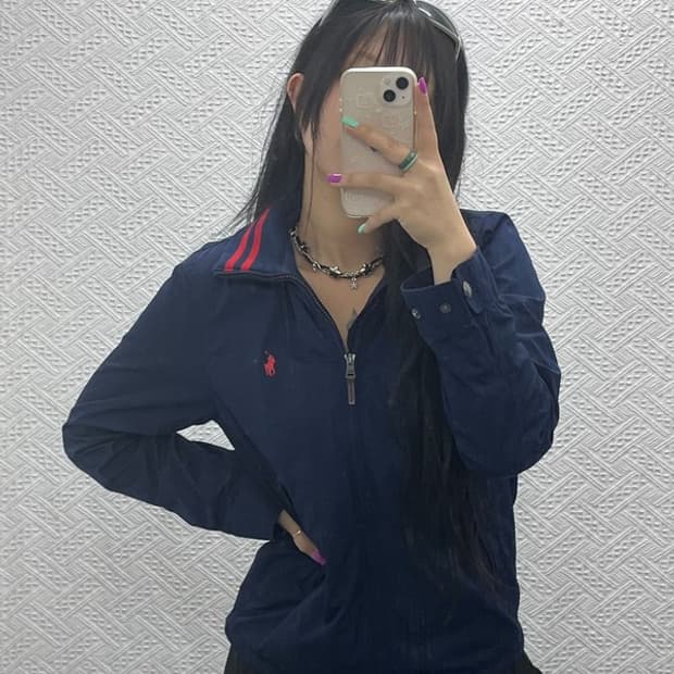폴로 랄프로렌 자수로고 블루종 페리자켓 S C06965