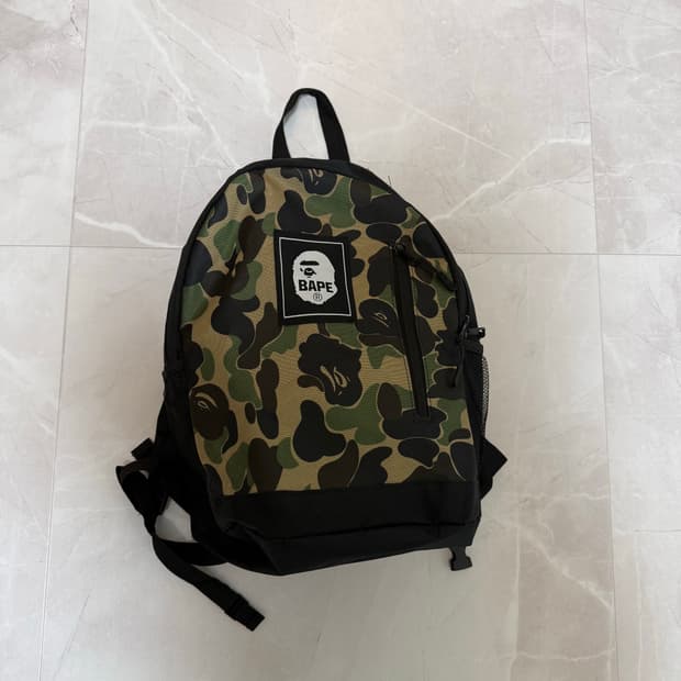 베이프 BAPE 카모 백팩 잡지 부록