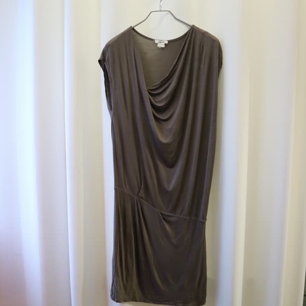 Helmht Lang silk midi dress