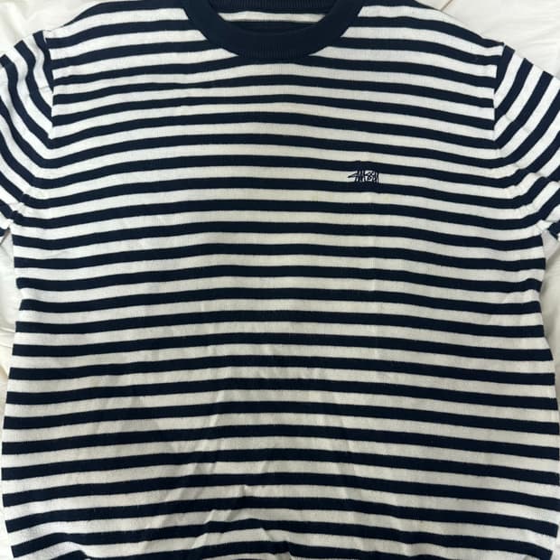 스투시 스트라이프 니트 