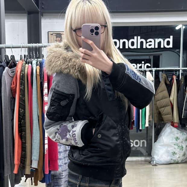 히스테릭 글래머 N-2B 플라이트 자켓