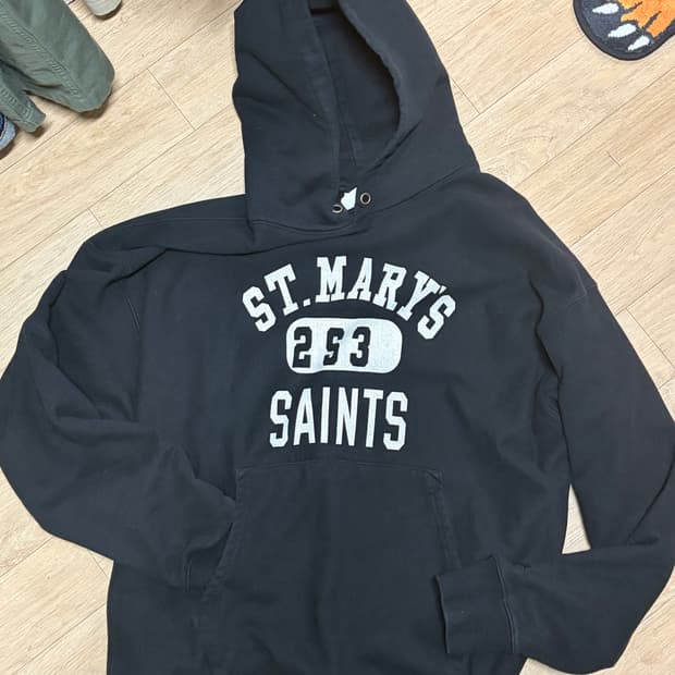 아웃스탠딩 블랙 후드 L