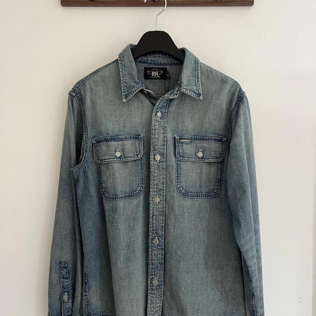 더블알엘 샴브레이셔츠