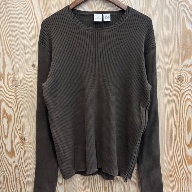 아르마니 익스체인지 멀티지퍼 니트