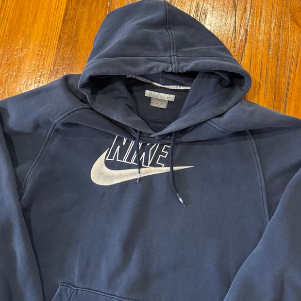 나이키 워싱 후드티