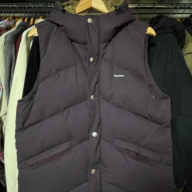 12fw 슈프림 후드 패딩 베스트