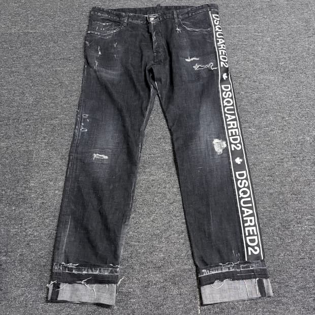 디스퀘어드2 워싱 데님 팬츠