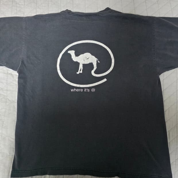 [XL] 90s 카멜 where it's @ 티셔츠 ver. 그레일드