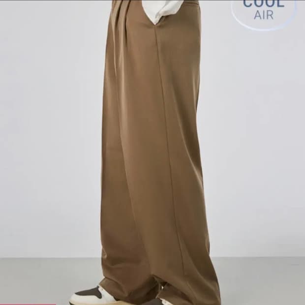 굿라이프웍스 베이지 슬랙스 여름원단