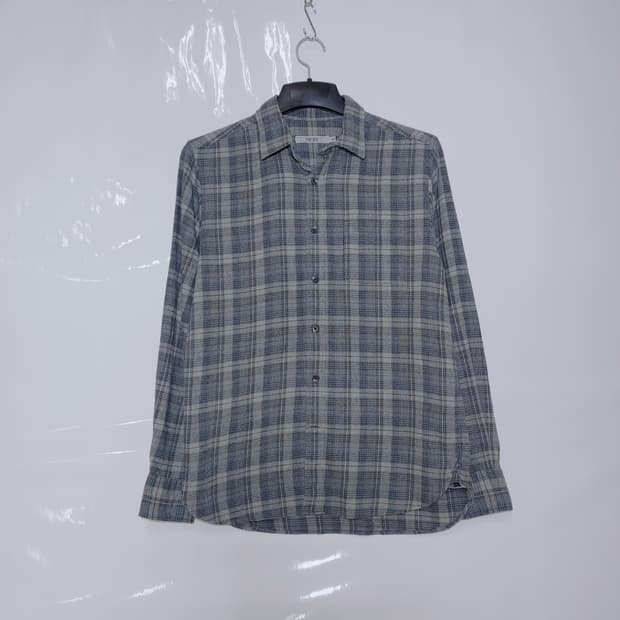 series 시리즈 남성 추동용 긴팔 체크셔츠남방