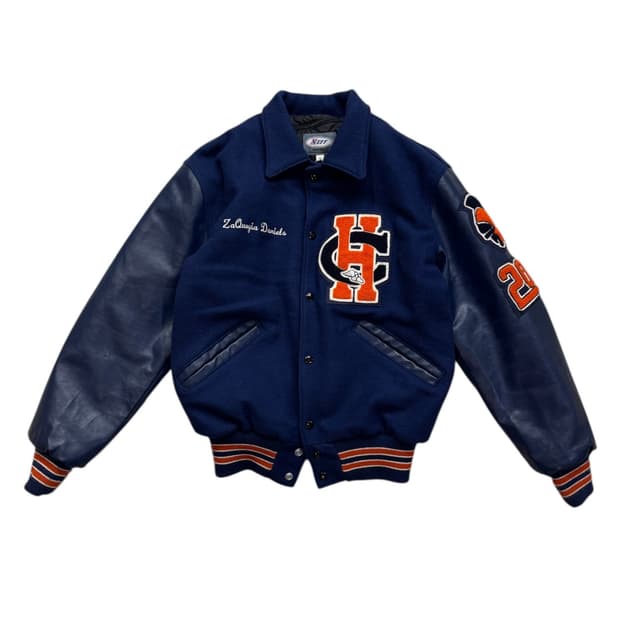 NEFF 울 레더 바시티 자켓