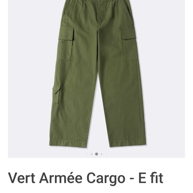 Mer Vert Armée Cargo - E fit