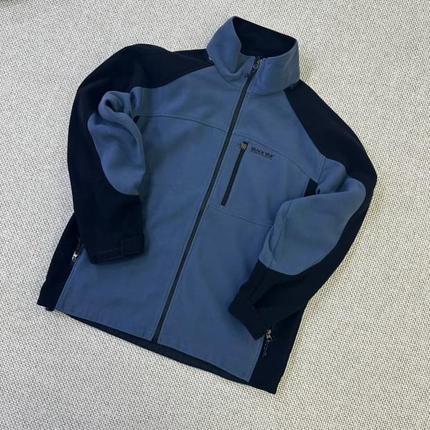 100 블랙야크 블루 플리스 자켓 0417D