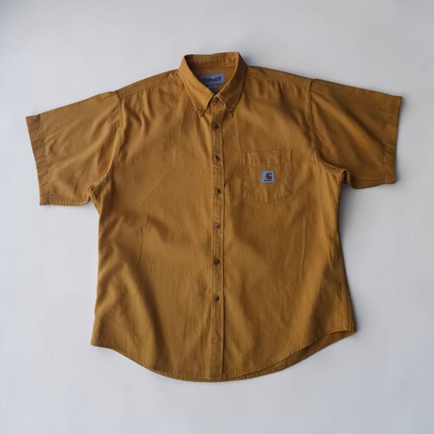 칼하트 면 오버핏 밧팔셔츠 XL