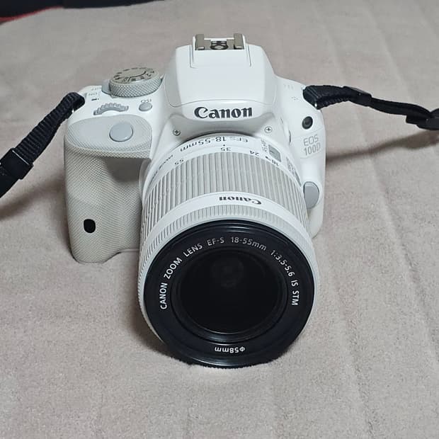 캐논 EOS 100D 화이트 색상 DSLR 카메라