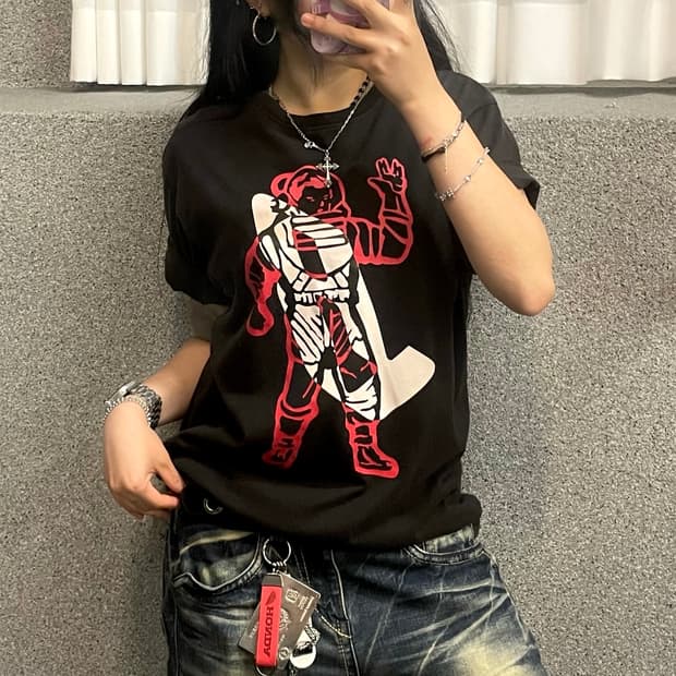 B.B.C Cosmonaut Printed Short Sleeve