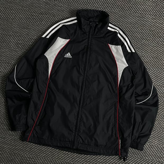 00s 아디다스 올드스쿨 배색 박시핏 바람막이y 3078