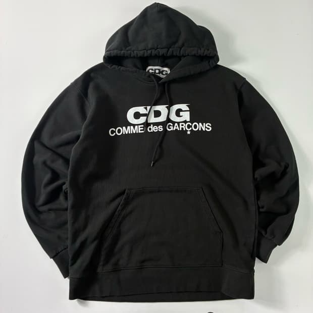 Comme des garcons  꼼데가르송 블랙 CDG 후드티