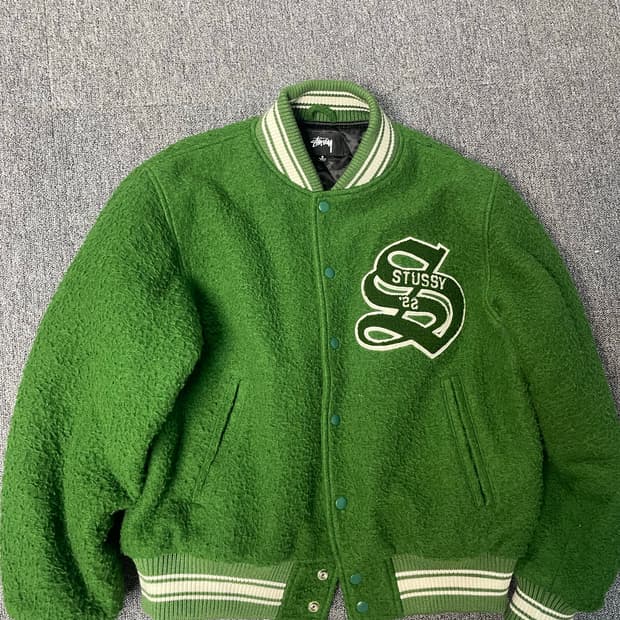 스투시 카센티노 바시티 자켓 s (실사 100-105도가능)