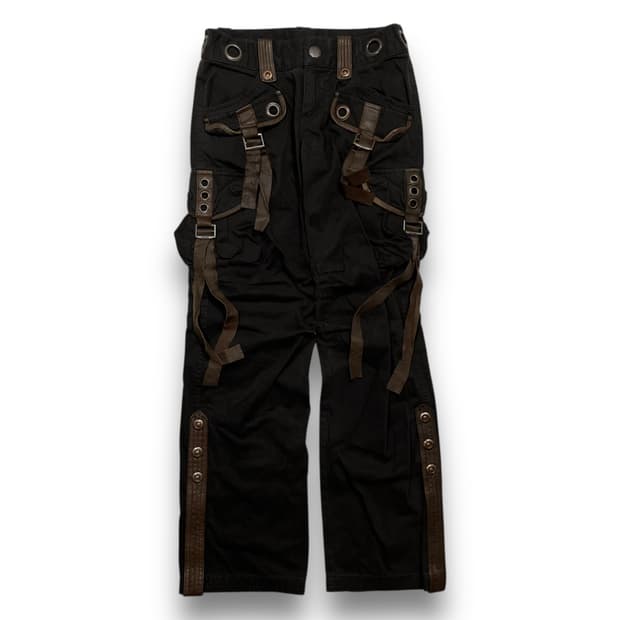 DOHC Bondage Strap cargo pants