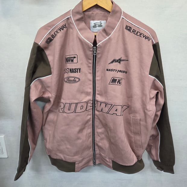 네스티킥 투웨이 요보 레이싱 자켓 인디핑크 m