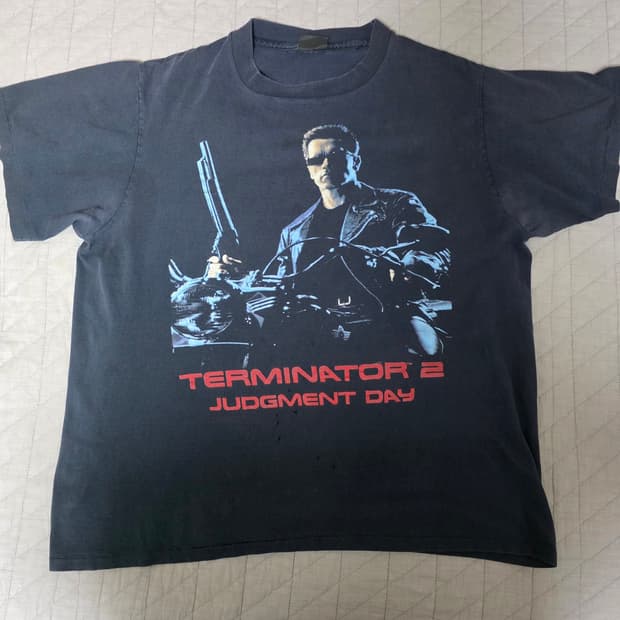 [L] 90s 터미네이터 무비 프로모 빈티지 티셔츠