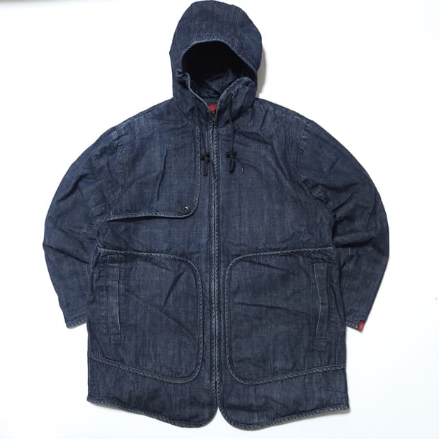00s 리바이스 Levis 워싱 데님 파카 야상 자켓