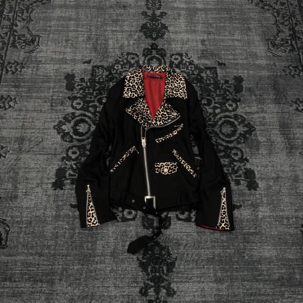 Hellcatpunks leaopard rider jacket