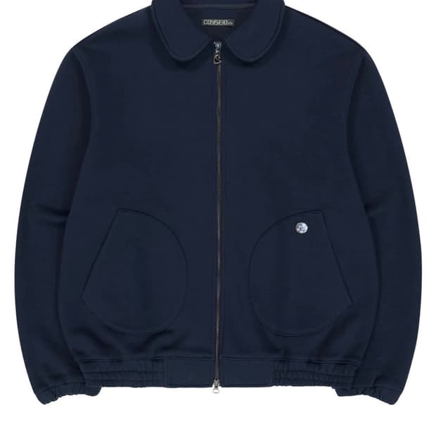 코이세이오 038 라운드 트랙집업 네이비