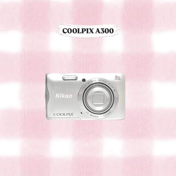 니콘 쿨픽스 A300 (S3700) 실버 빈티지디카