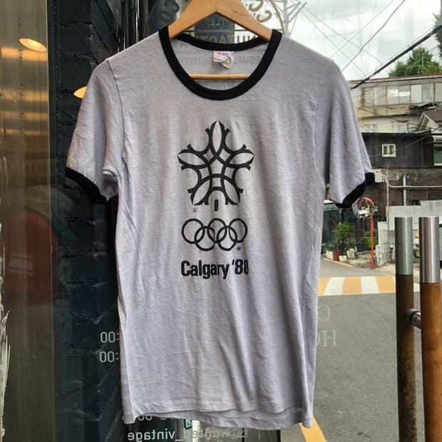 70s~90s Ringer T-shirt-M