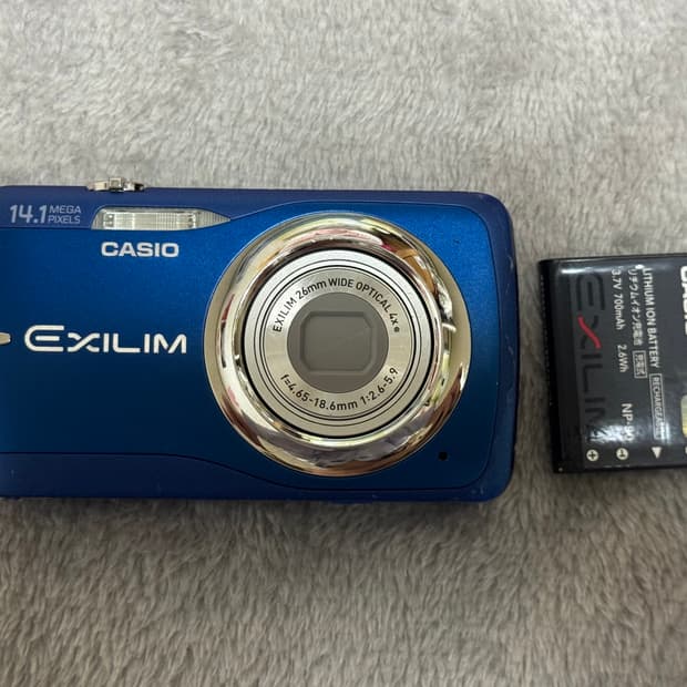 카시오 EXILIM EX-Z550 블루 디지털 카메라