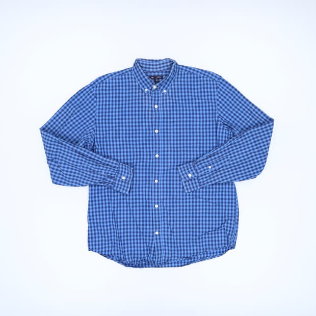 L 갭 스탠다드핏 체크셔츠 0306H1