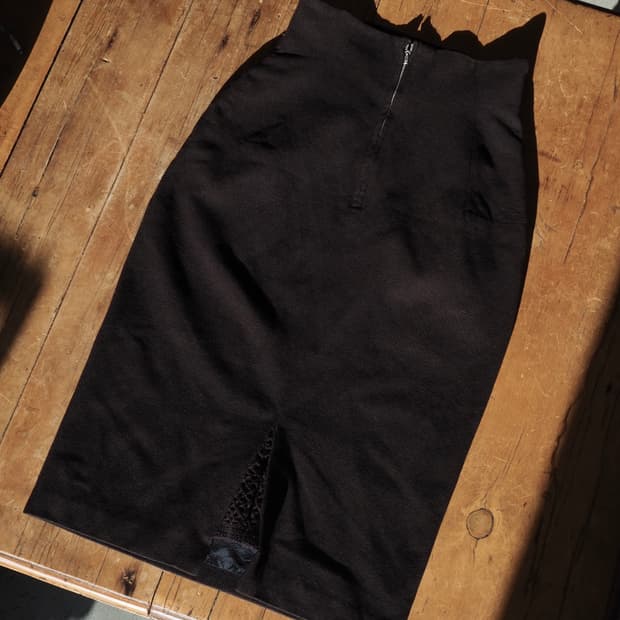 YOHJI YAMAMOTO wool skirt 