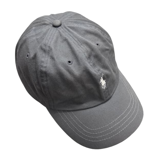 폴로 그레이 스몰포니 볼캡