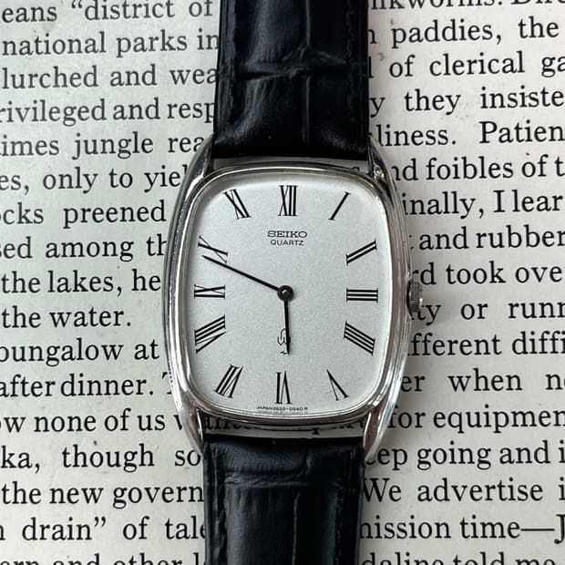 SEIKO ELLIPSE 로만 탱크 쿼츠