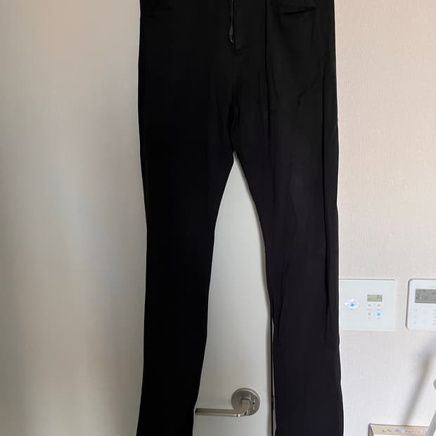 [30] 솔로이스트 블랙 코튼 팬츠