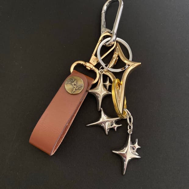 가죽 스트랩 키링