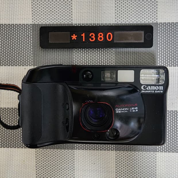 캐논 오토보이 3 데이터백 필름카메라