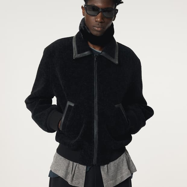 [XL] 렉토 25FW 콘트라스트 카라 디테일 벤 자켓