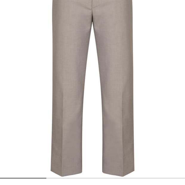 (2) STRAIGHT CAPRI TROUSERS BLACK