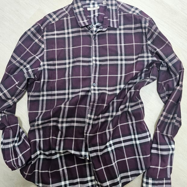 버버리 브릿 체크셔츠 XL
