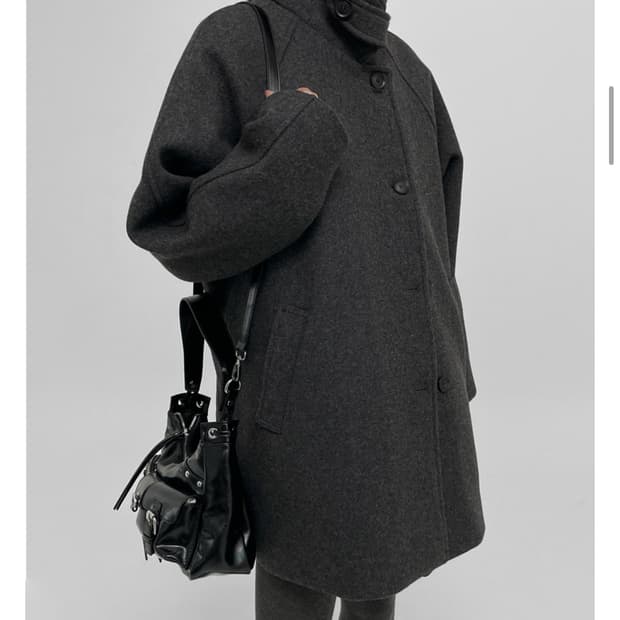 블랙업 히레키 포켓 레더 투웨이백