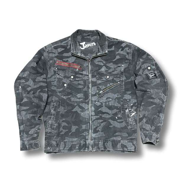 [XL] JPN 빈티지 카모 자켓