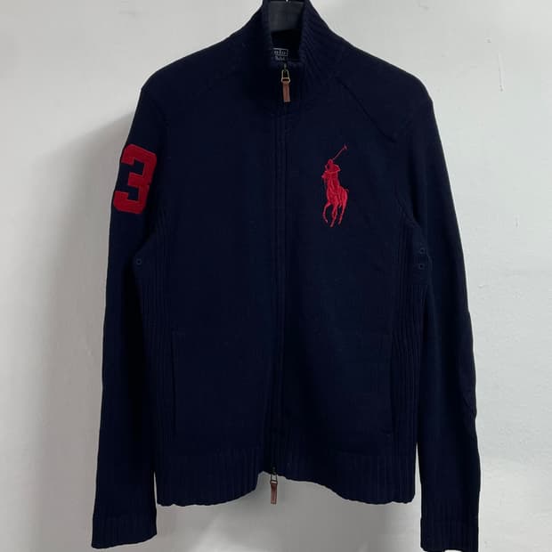 폴로 랄프로렌 빅포니 투웨이 니트집업(on.382)