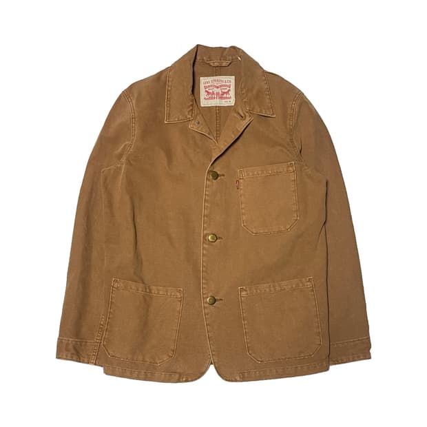 리바이스 브라운 프렌치 워크 자켓