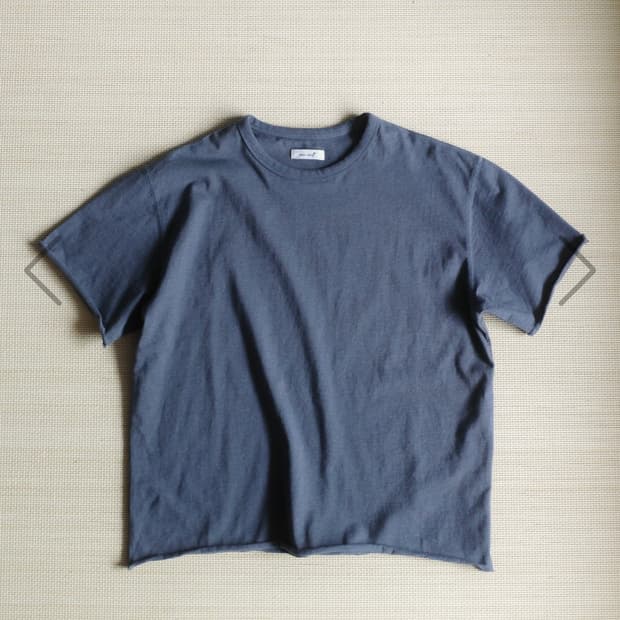 씨솔트 loop hem tee 네이비 2사이즈